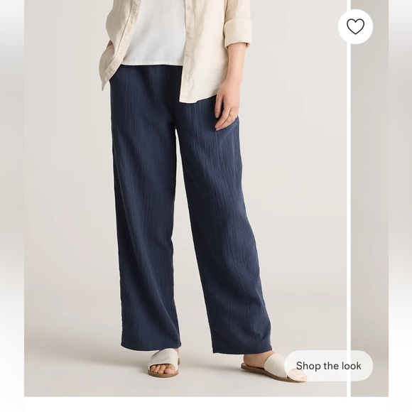 Quince Organic Cotton Gauze Pants - Picture 4 of 13